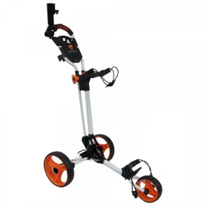 Chariot De Golf Compact - BLANC/ORANGE, T.U.