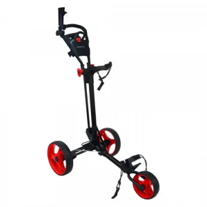 Chariot De Golf Compact - NOIR/ROUGE, T.U.